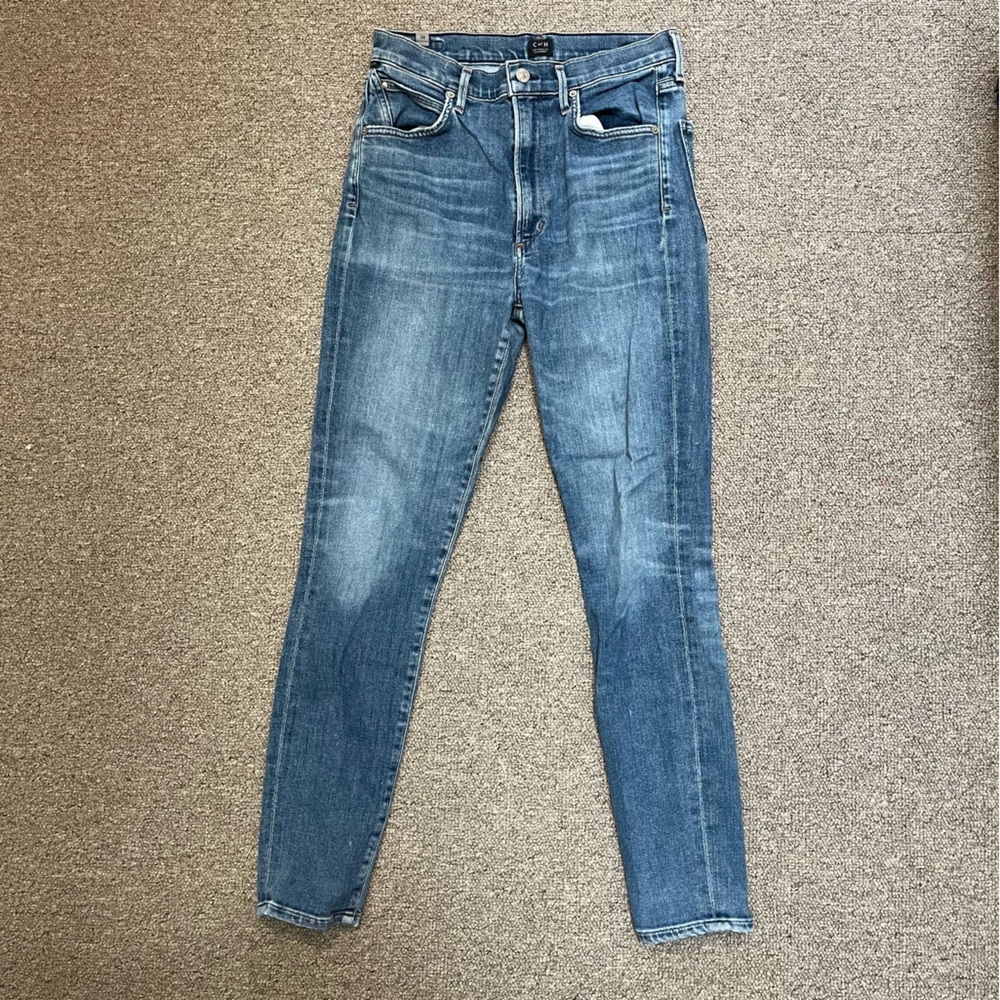 Citizens of Humanity Chrissy Uber High Rise Skinny Jean Blue